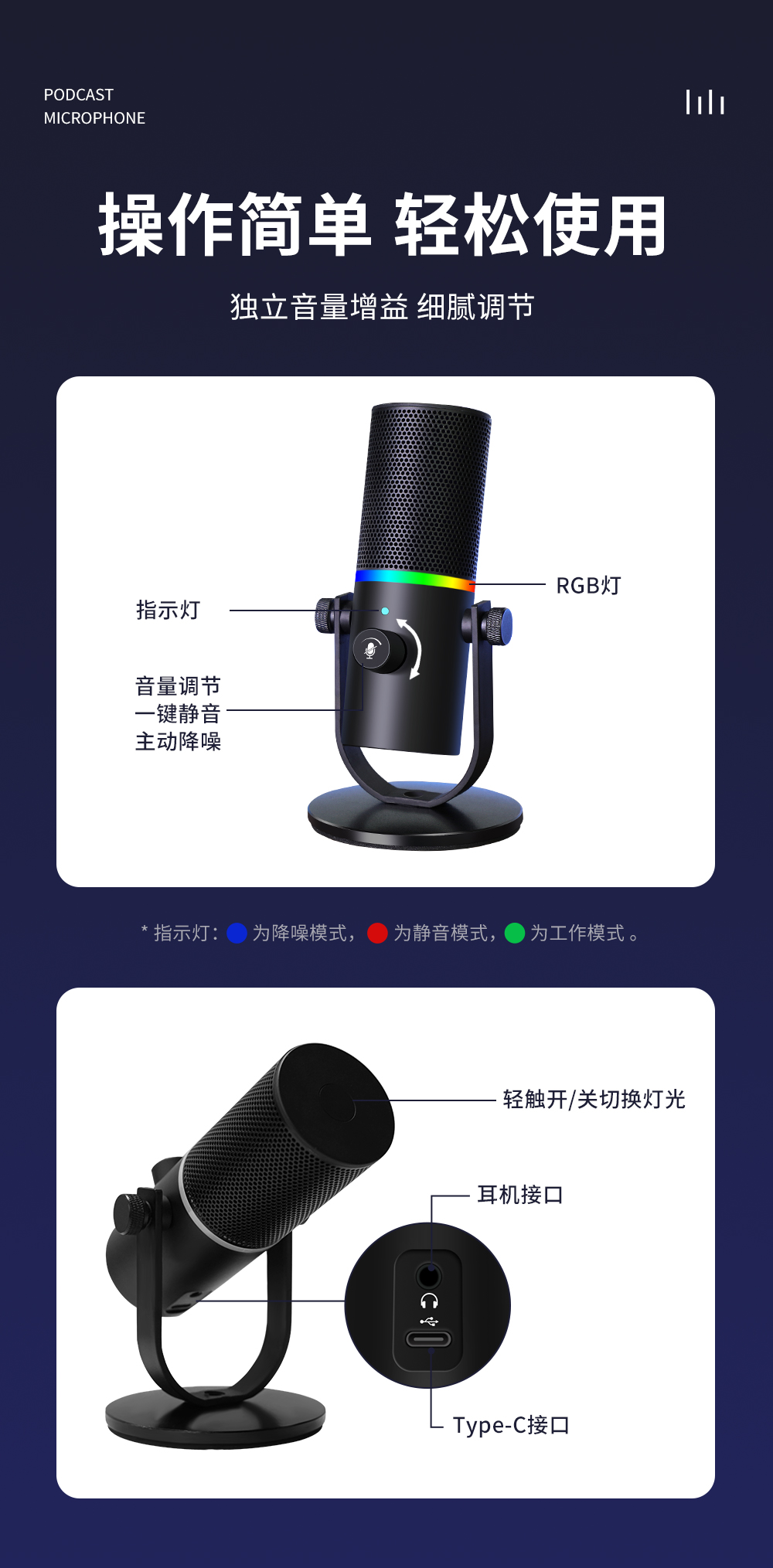 USB電腦麥克風 YR91